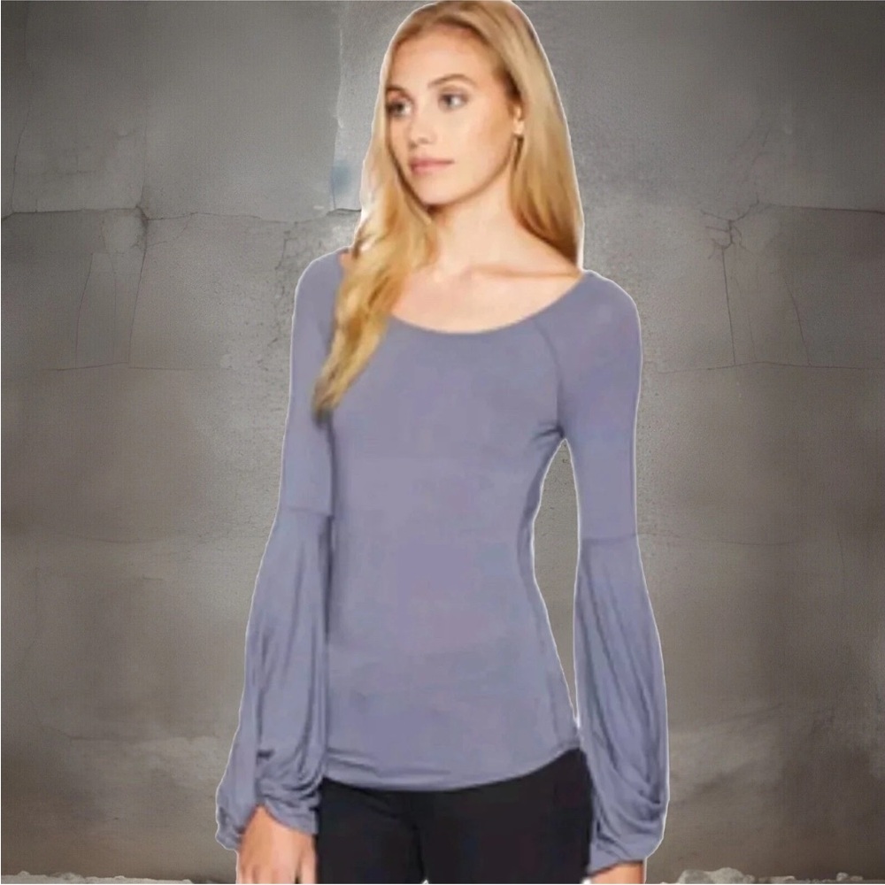 *Free People Periwinkle Lantern Women’s Medium Long Sleeve Shirt A120